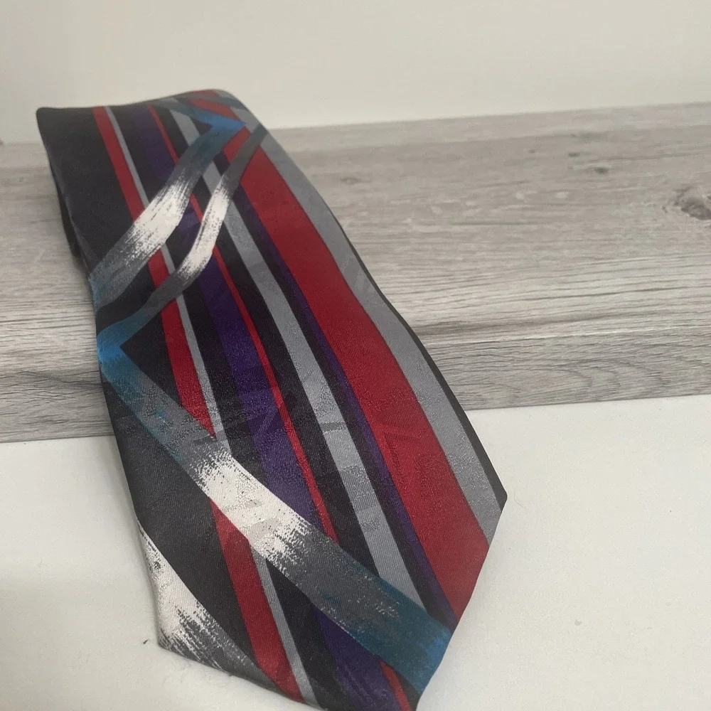 Arthur‎ Barry silk Necktie hand-sewn 56